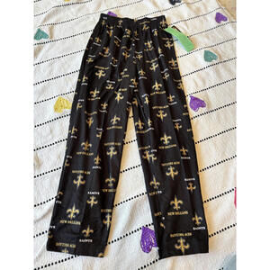 NFL New Orleans Saints Black Lounge Pants‎ Boys Medium 10/12
